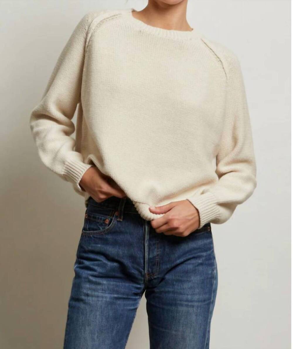 NEW PERFECTWHITETEE evie sweater in sugar